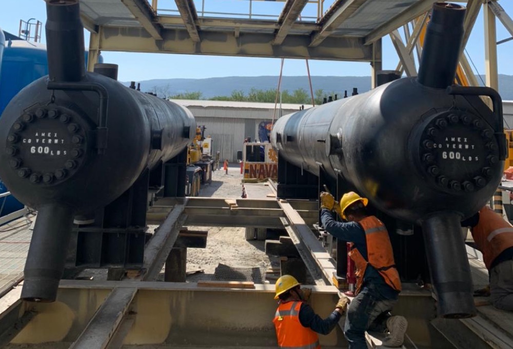 Reemplazo de intercambiadores de calor de alta presión para turbina a vapor. ceym